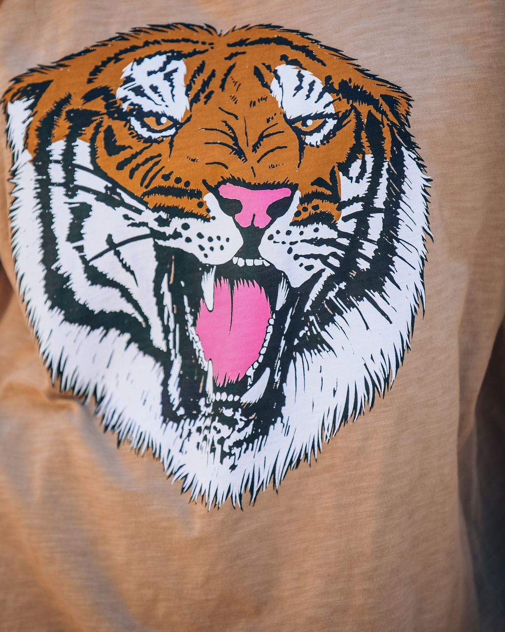 Hear Me Roar Cotton Tiger Tee Ins Street