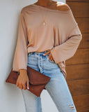 Logan 3/4 Sleeve Tee - Clay Ins Street