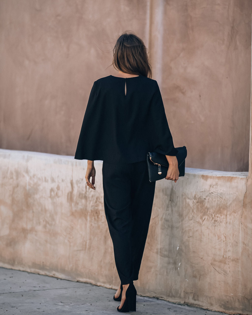 Express Not Impress Pocketed Cape Jumpsuit Ins Street