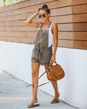 Mista Cotton Pocketed Knit Overall Shorts Ins Street