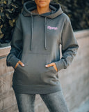 Pink Mama Cotton Blend Pocketed Hoodie - FINAL SALE Ins Street