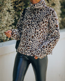 Life Is Purr-Fect Half Zip Faux Fur Pullover Ins Street