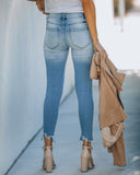 High + Mighty Distressed High Rise Skinny Ins Street