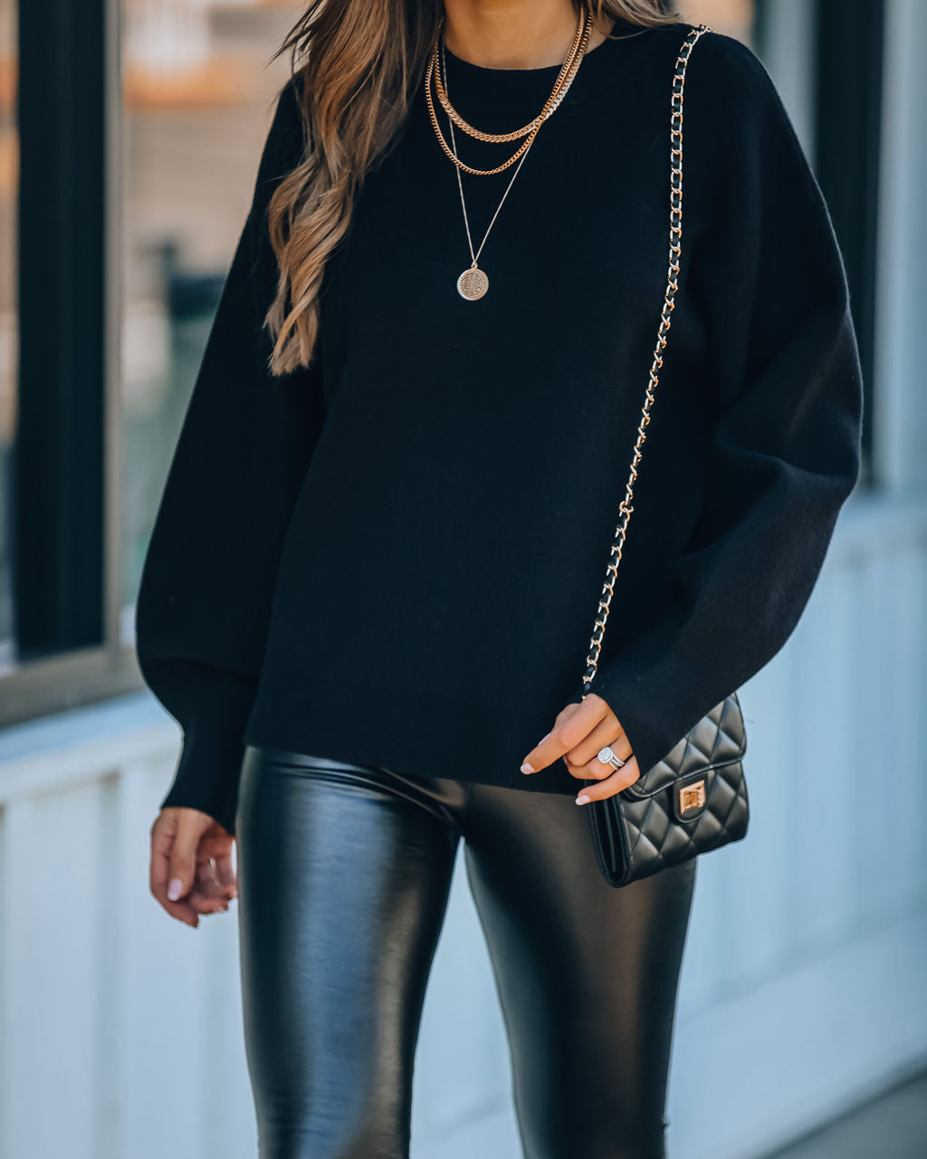 Lexa Knit Sweater - Black Ins Street