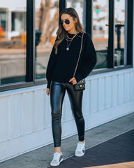 Lexa Knit Sweater - Black Ins Street