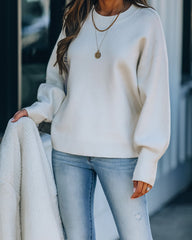 Lexa Knit Sweater - Off White Ins Street