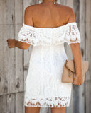Always Wanted Lace Off The Shoulder Dress PROM-001