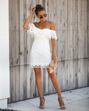 Always Wanted Lace Off The Shoulder Dress PROM-001