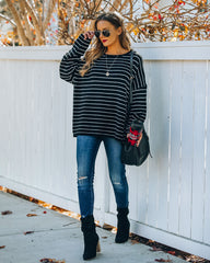 Unwritten Striped Knit Sweater FLAW-001