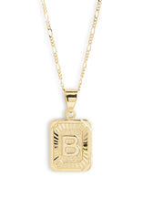 Bracha - Initial Card Necklace Insstreet