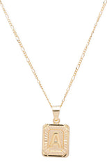 Bracha - Initial Card Necklace Insstreet