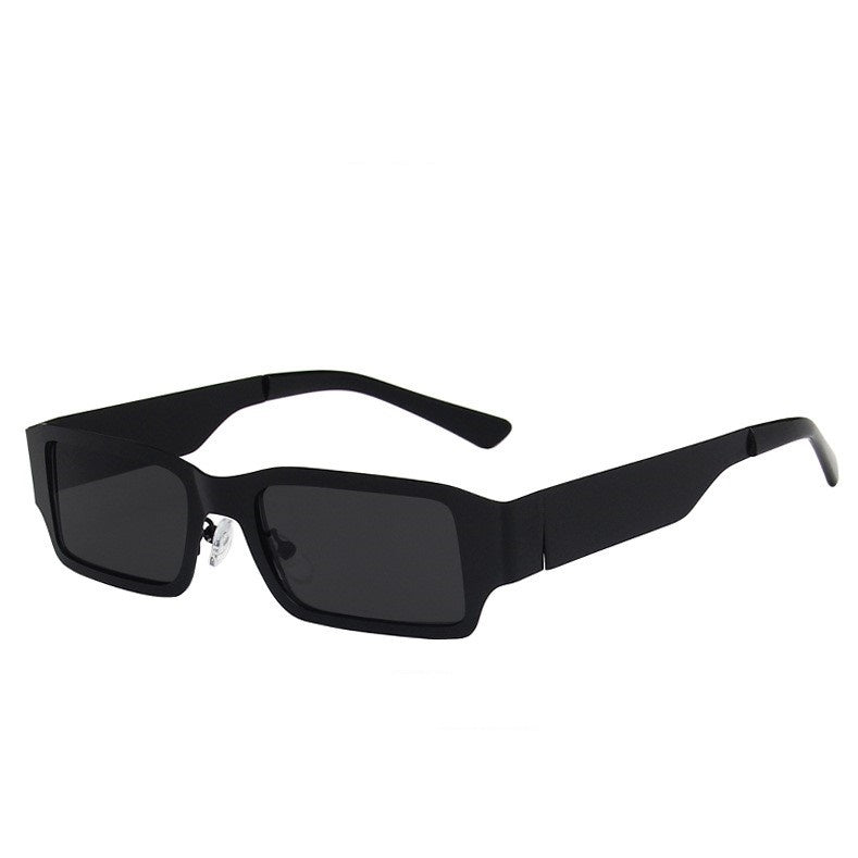 Steel Leather Metal Square Sunglasses 2023-03-14 InsStreet