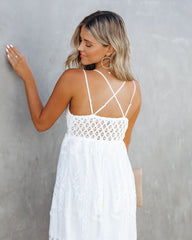 Invite Tranquility Lace Maxi Dress - Ivory - FINAL SALE Ins Street