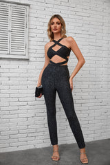 Daphne Cutout Bandage Jumpsuit Ins Street