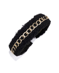 Jinx Gold Chain Sherpa Headband - FINAL SALE Ins Street