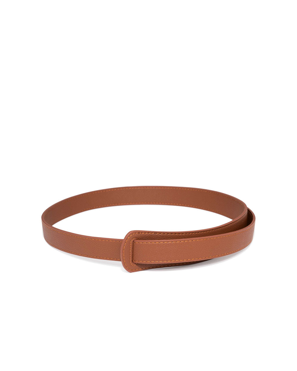 Juniper Adjustable Faux Leather Belt - Brown Ins Street