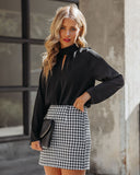 Kimberly Houndstooth Mini Skirt - FINAL SALE Ins Street