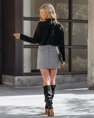 Kimberly Houndstooth Mini Skirt - FINAL SALE Ins Street