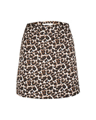 Kylan Leopard Mini Skirt Ins Street