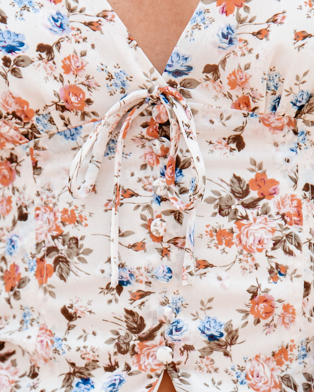 Kyler Floral Crop Blouse Ins Street