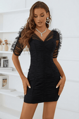 Mavise Lace Up Mini Bandage Dress Ins Street