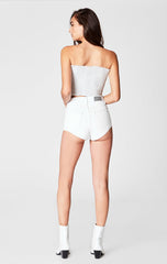 WHITE LENNOX HIGH RISE HOT SHORTS Carmar Denim