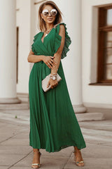 Pleated Maxi Dress Ins Street