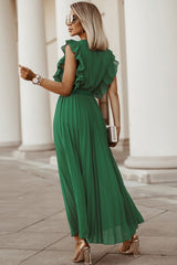 Pleated Maxi Dress Ins Street