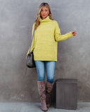 Layan Turtleneck Knit Sweater Ins Street