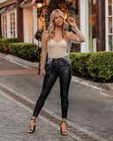 Lights And Music Rhinestone Top - Ivory Ins Street