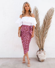 Linda Smocked Off The Shoulder Top - White Ins Street