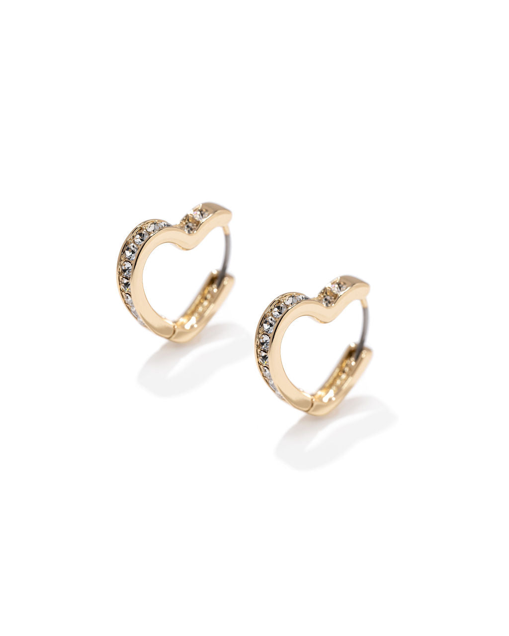 Lover CZ Hoops - Gold Ins Street