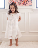 Mini - Hart Cotton Eyelet Babydoll Dress Ins Street