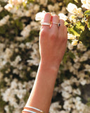 Maci Baguette Ring - Clear