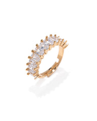 Maci Baguette Ring - Clear Ins Street