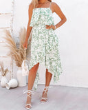 Maeve Floral Asymmetrical Midi Dress - FINAL SALE Ins Street
