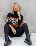 Mable Leopard Turtleneck Knit Sweater Ins Street