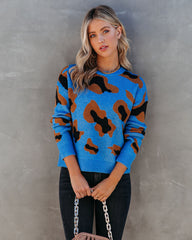 Markus Knit Leopard Sweater Ins Street