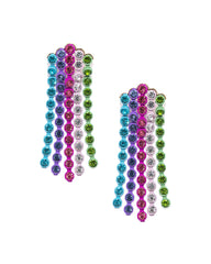 Mardi Gras Drop Earrings - Multi Ins Street