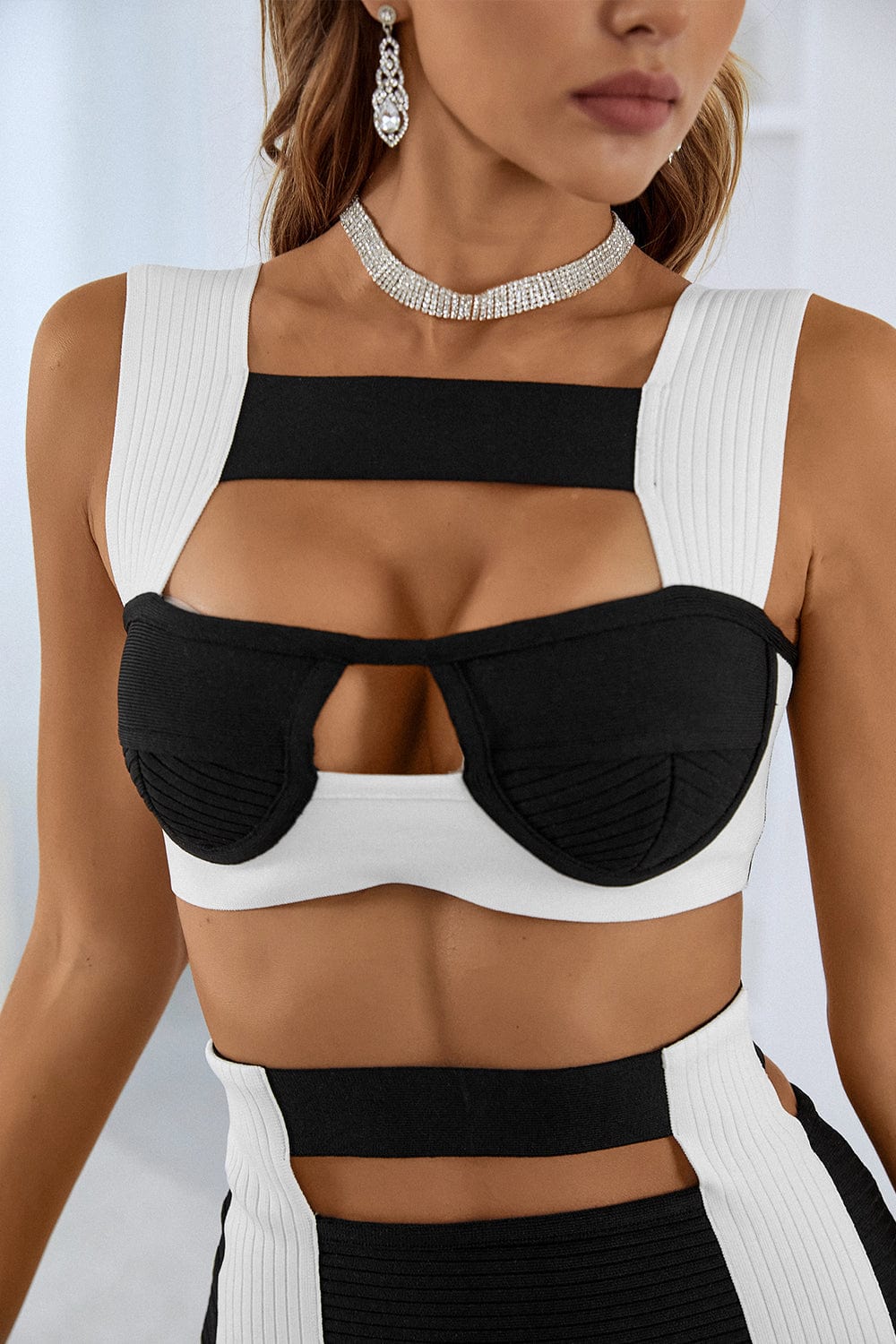 Maia Cut Out Bandage Dress Ins Street