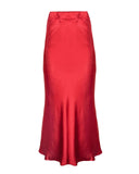 Naya Satin Midi Skirt - Ruby Ins Street