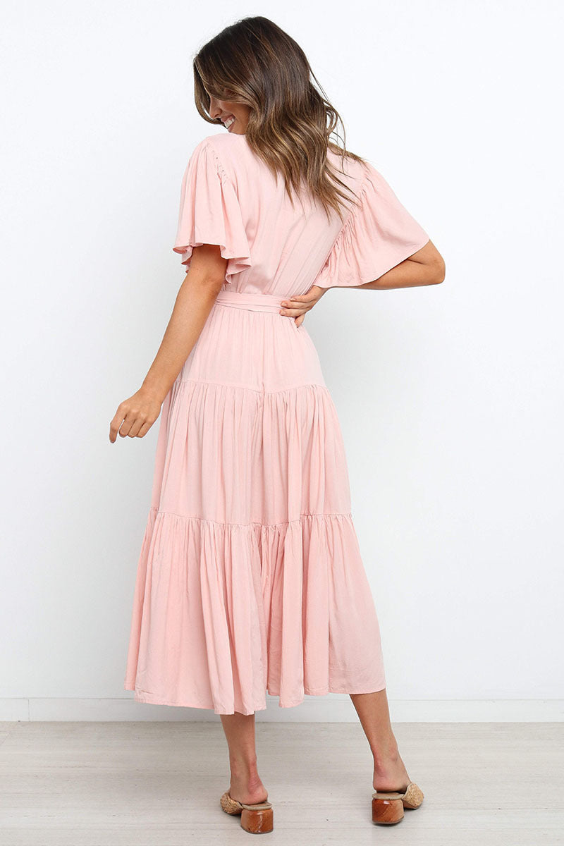 The Two Of Us Tiered Midi Dress - FINAL SALE ON T-001