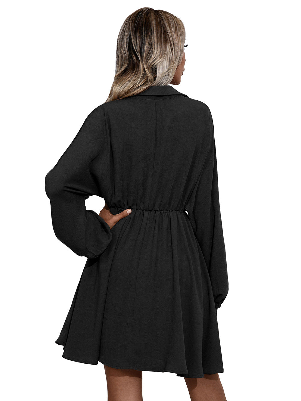 Remy Cotton Pocketed Shirt Dress - Ink - FINAL SALE Ins Street