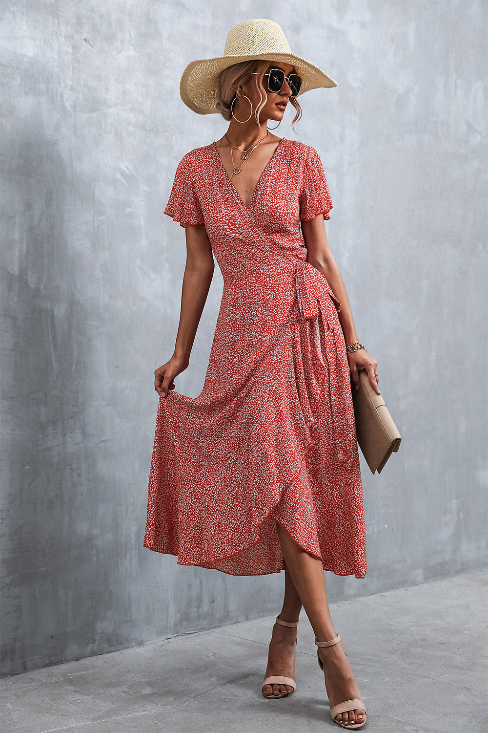 Knox Paisley High Low Ruffle Maxi Dress - FINAL SALE Ins Street