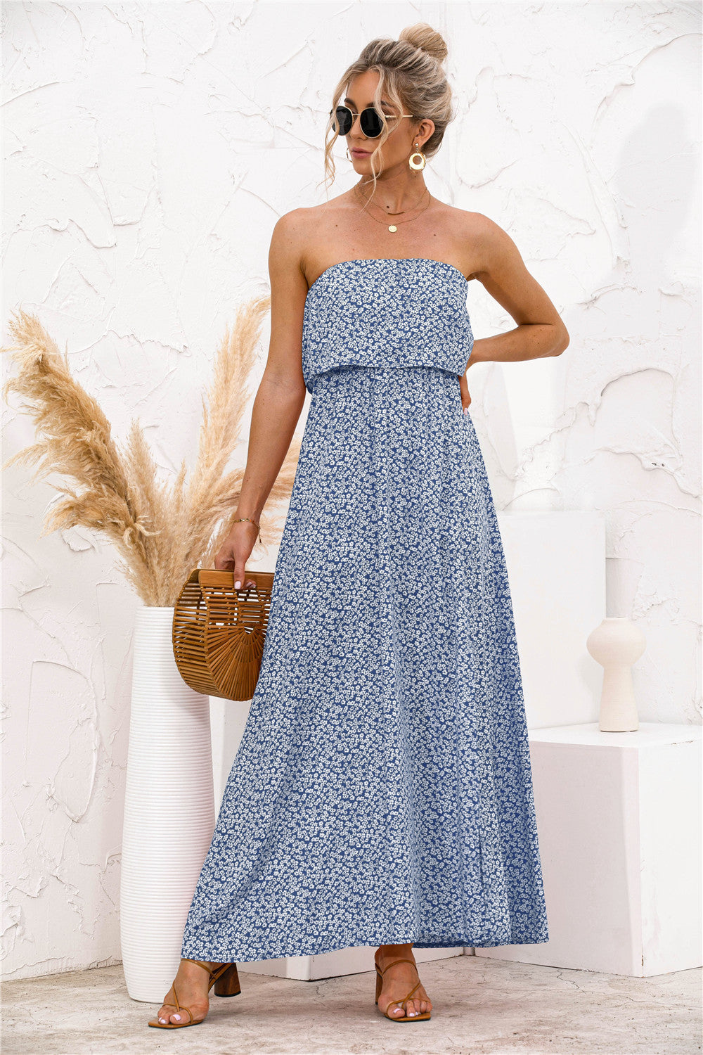 Mara Strapless Maxi Dress Ins Street