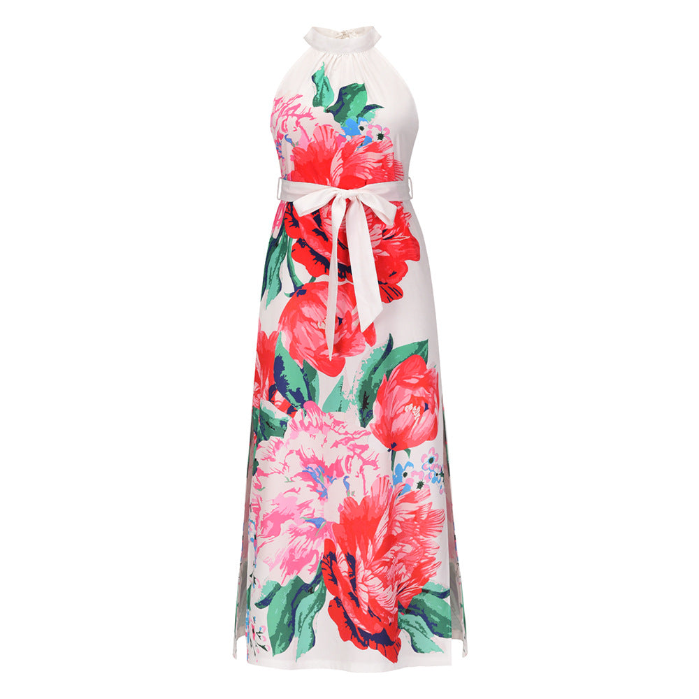 Take Me To Paradise Printed Maxi Dress - Ivory Ins Street