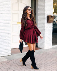 Rhode Island Bell Sleeve Tiered Dress Ins Street