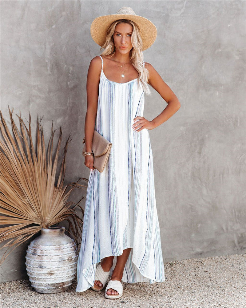 El Cerrito Tiered Tassel Tie Maxi Dress Ins Street