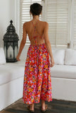 Keira Floral Cutout Halter Maxi Dress - FINAL SALE Ins Street