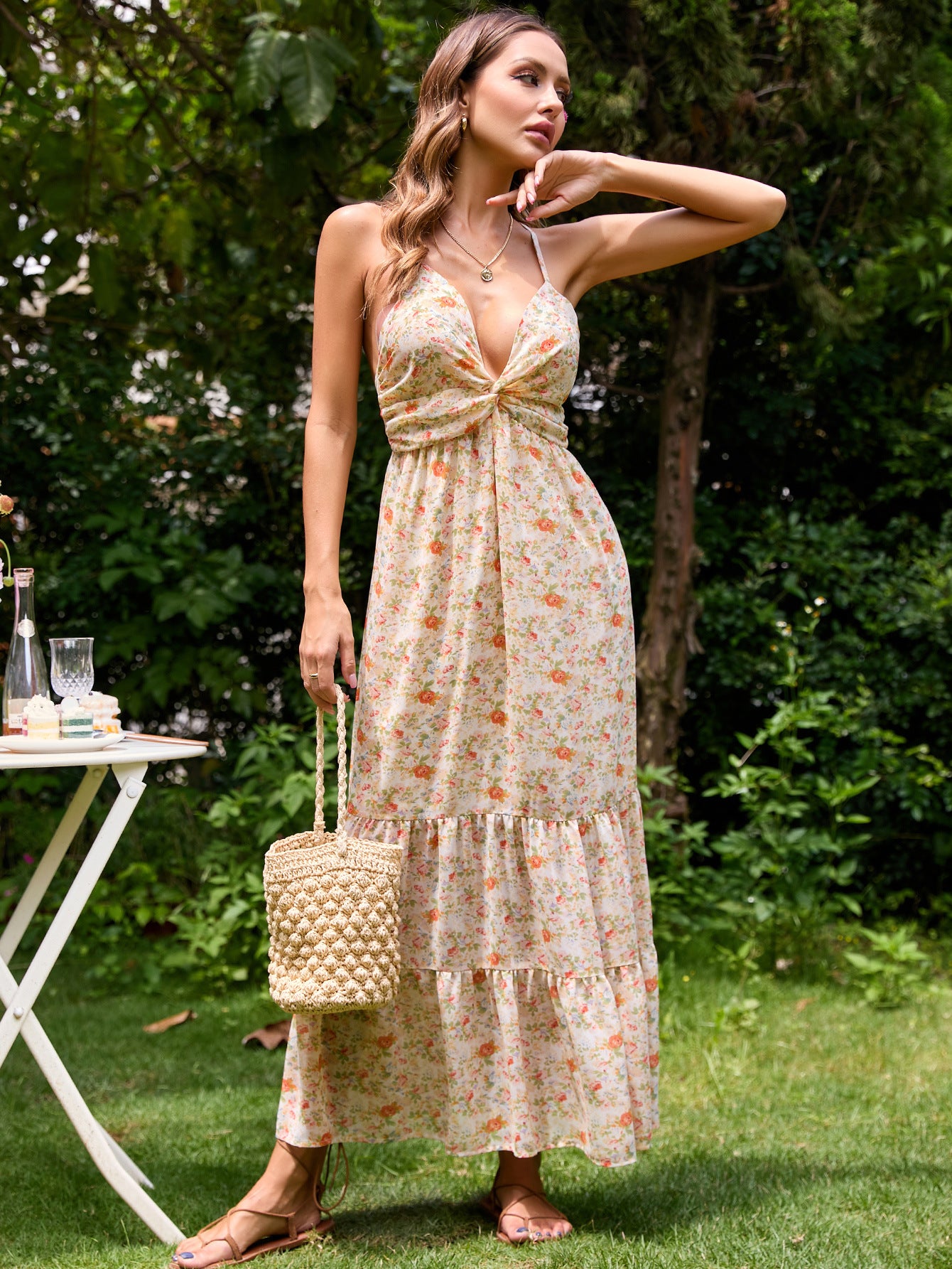 Crave Her Love Floral Maxi Dress – InsStreet